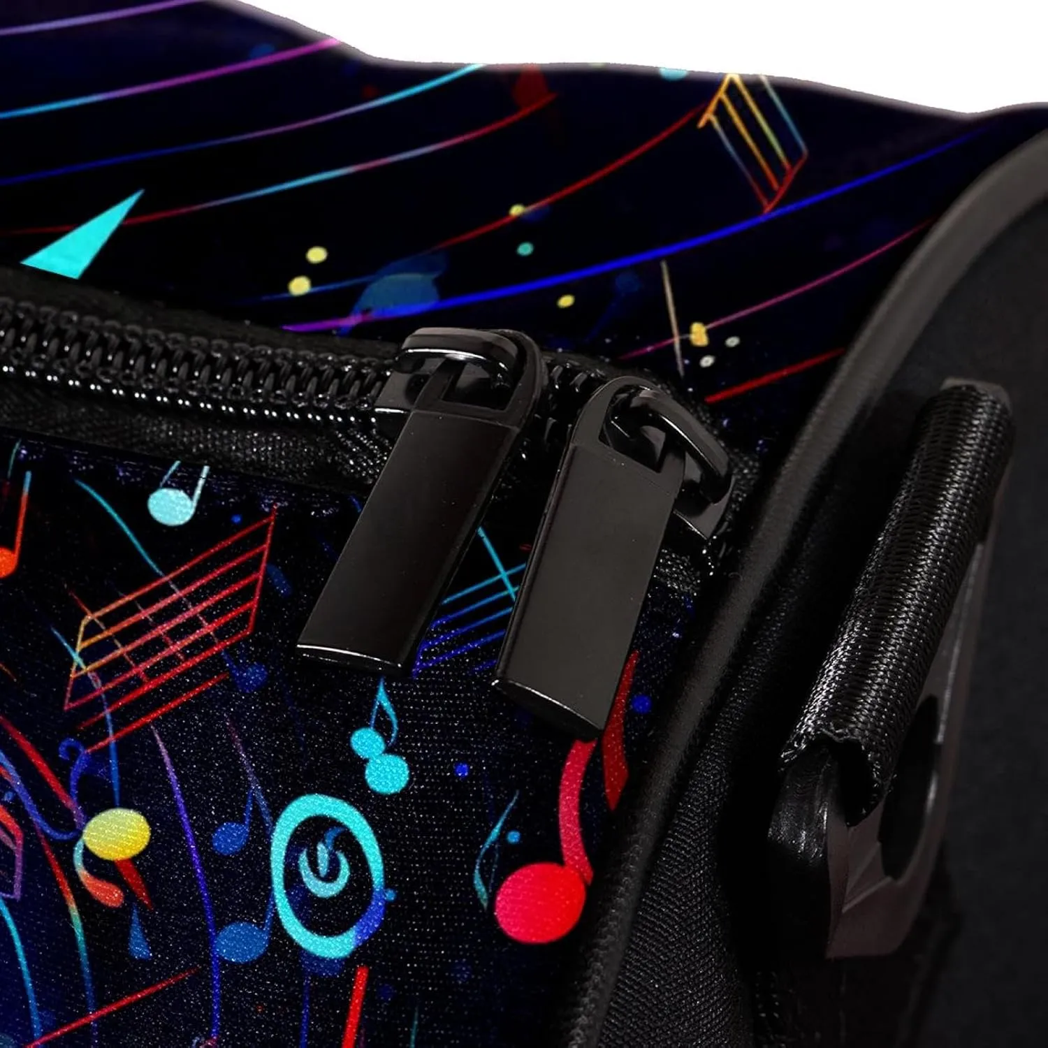 Weekender Travel Bag,Small Gym Bag,Fantastic Colorful Music Note,Gym Duffle Bag