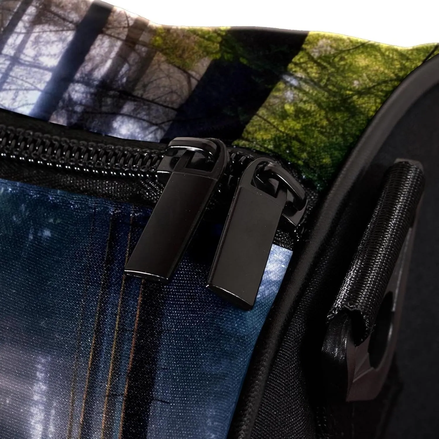 Weekender Travel Bag,Small Gym Bag,Forest Trees Nature Sunlight,Gym Duffle Bag