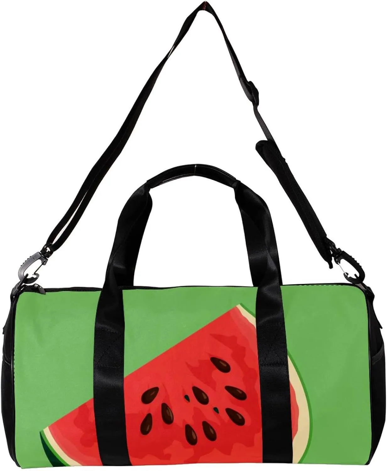 Weekender Travel Bag,Small Gym Bag,Fruit Texture Watermelon,Gym Duffle Bag