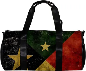 Weekender Travel Bag,Small Gym Bag,Saint Vincent Flag,Gym Duffle Bag