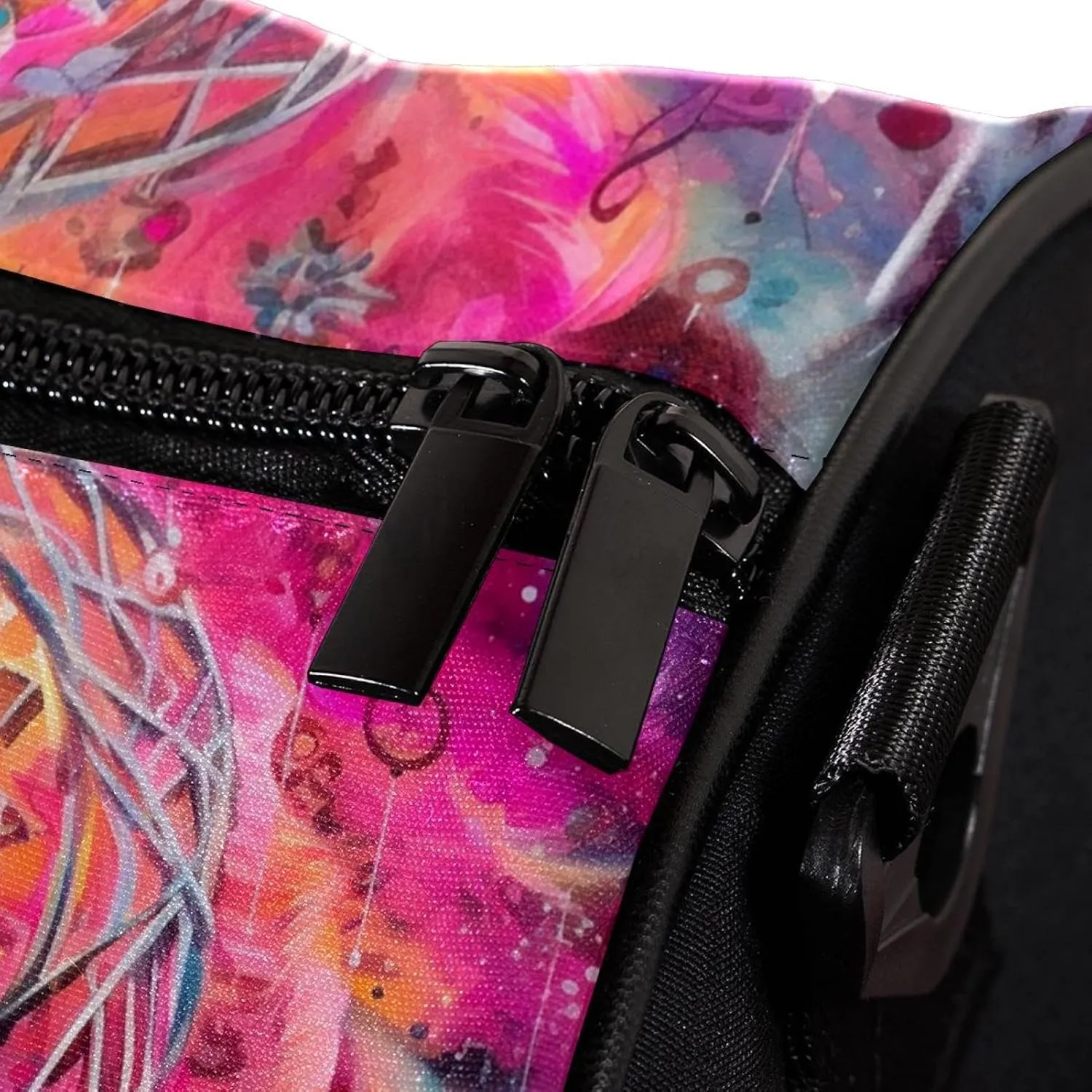 Weekender Travel Bag,Small Gym Bag,Watercolor Pink Dreamcatcher,Gym Duffle Bag