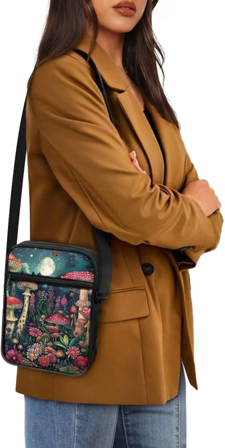 Women Small Crossbody Bag Messenger Purse for Traveling Shopping