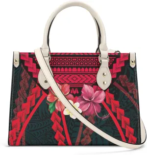 Women'S Crossbody Bag Square Tote Large Capacity Shoulder Bag Polynesian Hawaiian Pattern Custom Women'S Bag