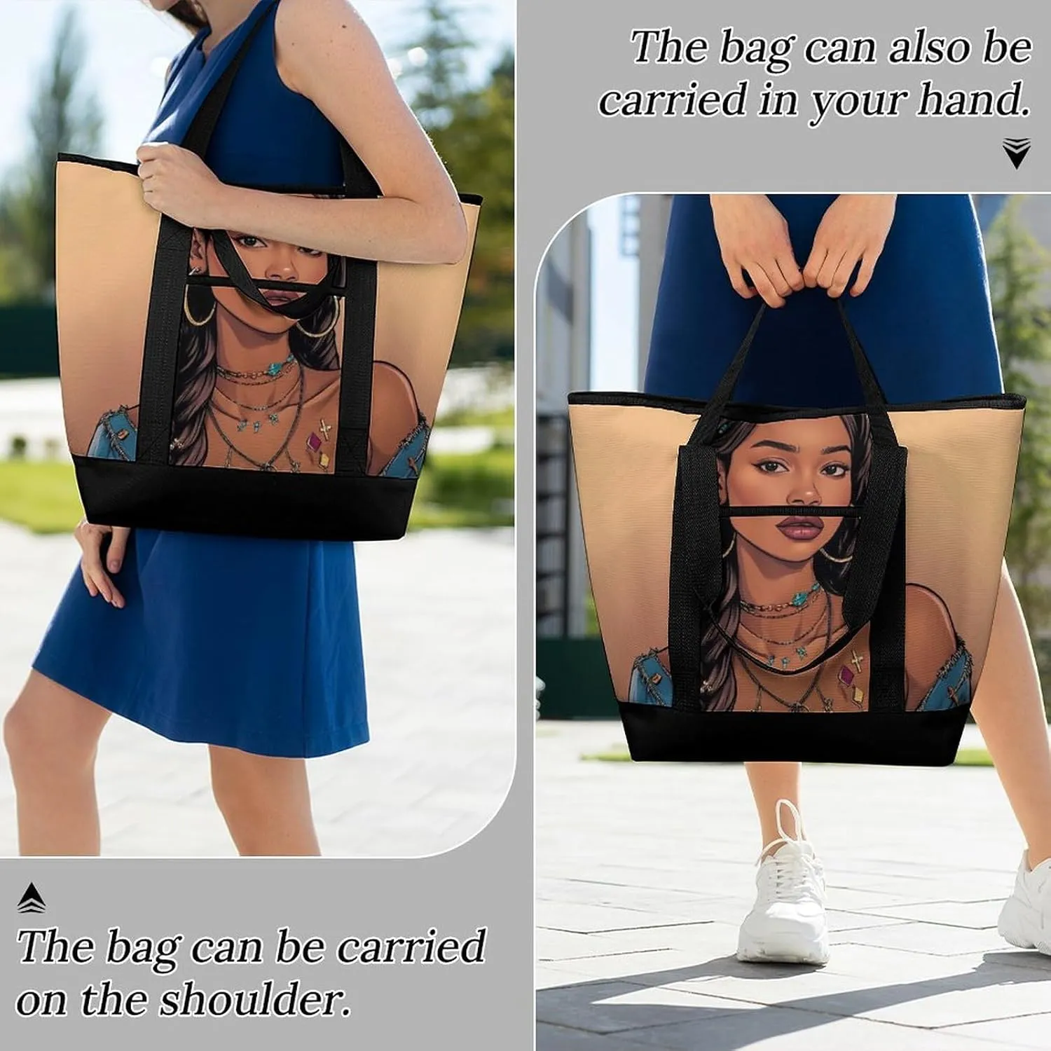 Women's Large-Capacity Thermal Tote Bag Stylish Work & Commute Handbag