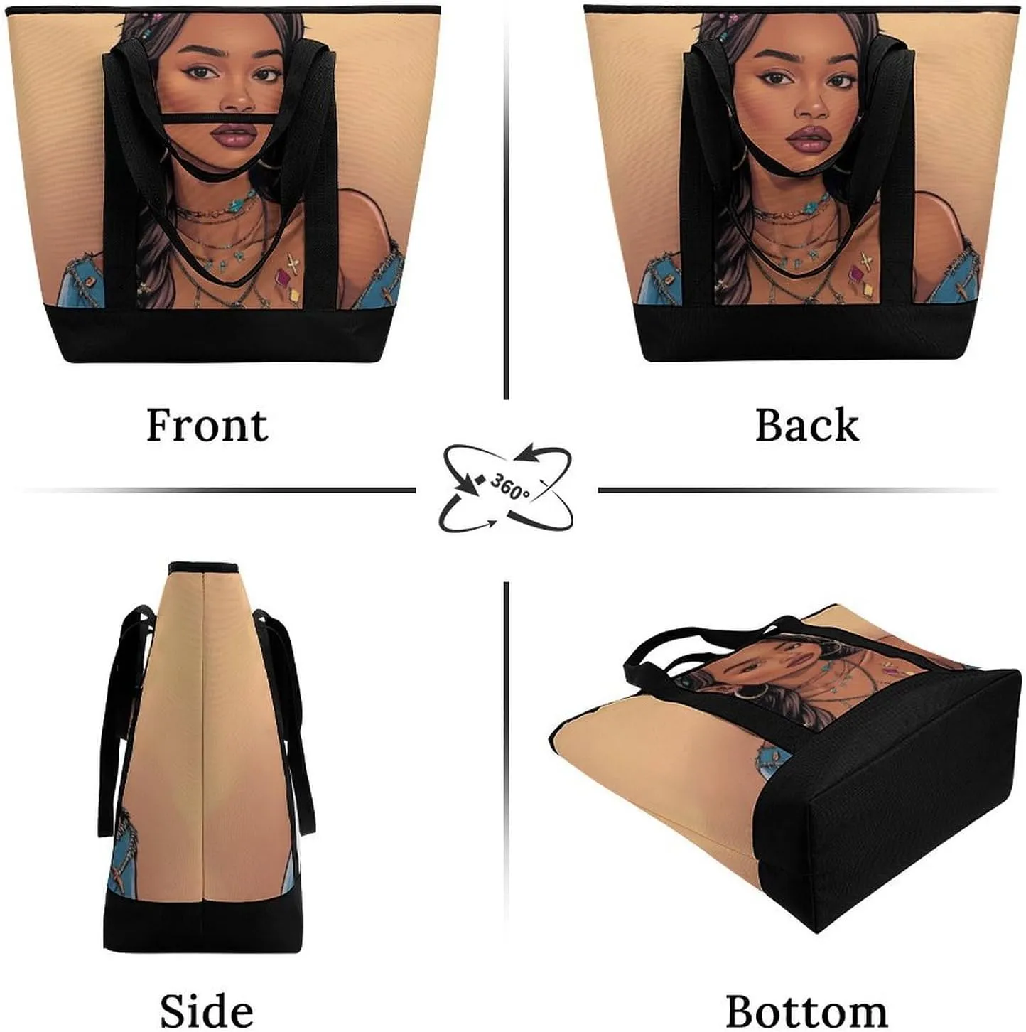 Women's Large-Capacity Thermal Tote Bag Stylish Work & Commute Handbag