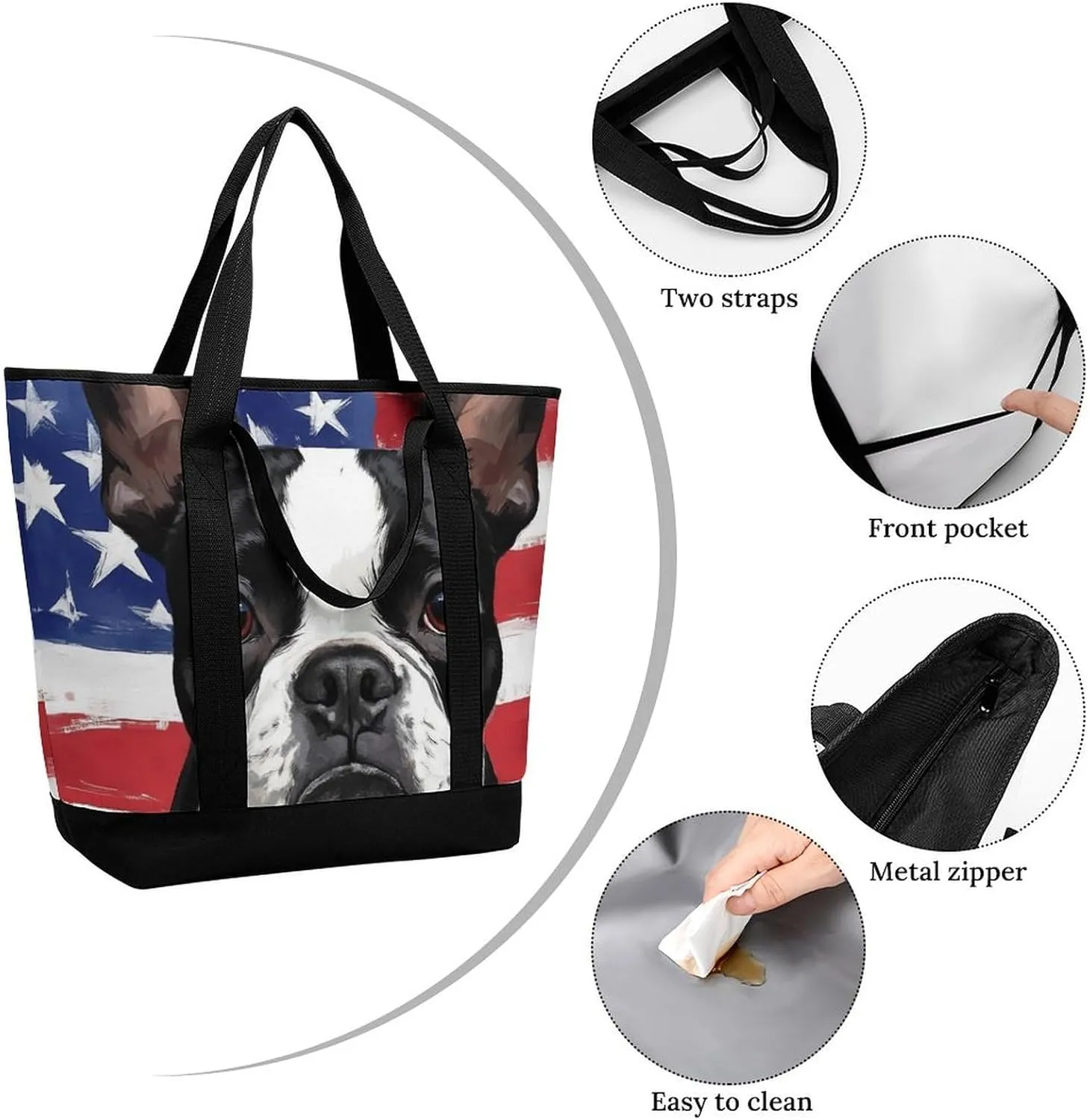Women's Large-Capacity Thermal Tote Bag Stylish Work & Commute Handbag