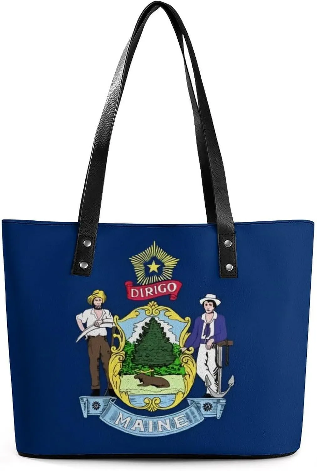 Women's Leather Tote Bag Fashion Handbag for Work Travel Shopping Daily Use Large Capacity Shoulder Purse