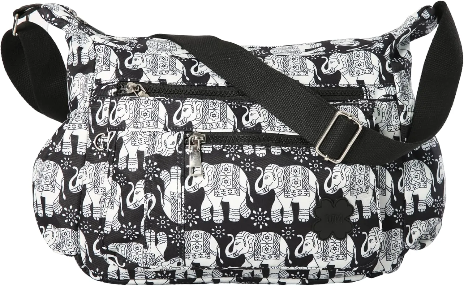 Women's Lightweight Cross Body Handbag - Large Size Multipocket Light Waterproof Fabric Messenger Bag - Kiana