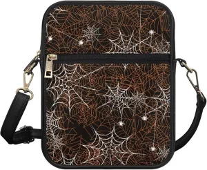 Womens Mens Leather Shoulder Bag Small Leather Messenger Bag Crossbody Satchel Bag Purse Handbag Casual Daypack
