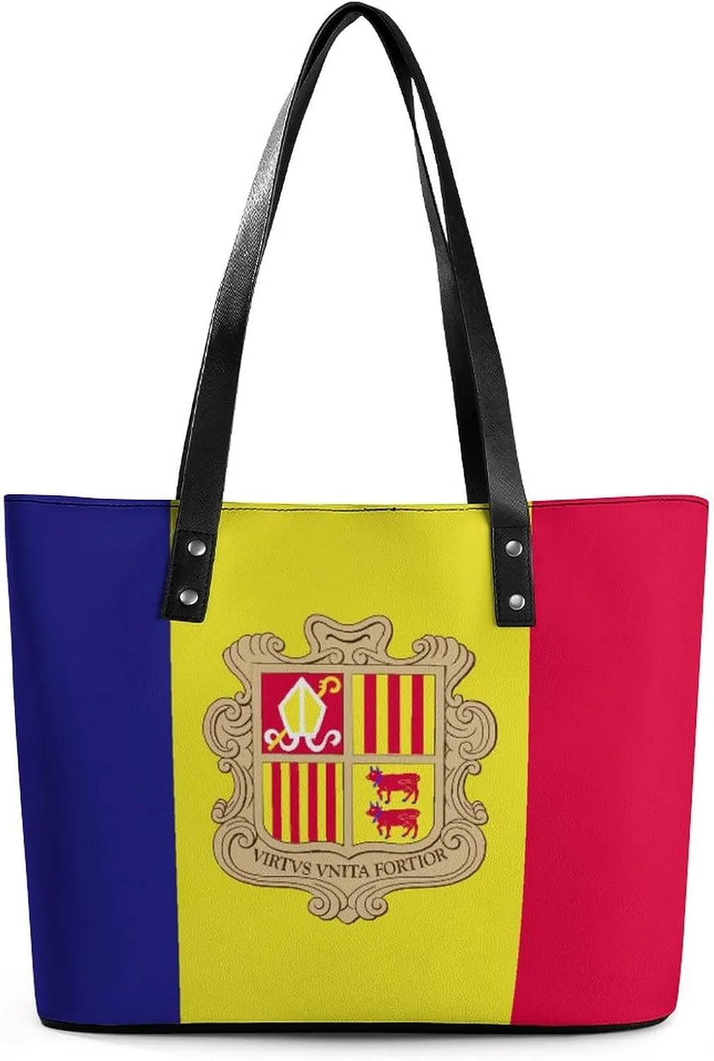 Women's Montserrat Lslands Flag Tote Bag Leather Shoulder Handbag Large Capacity Organizer