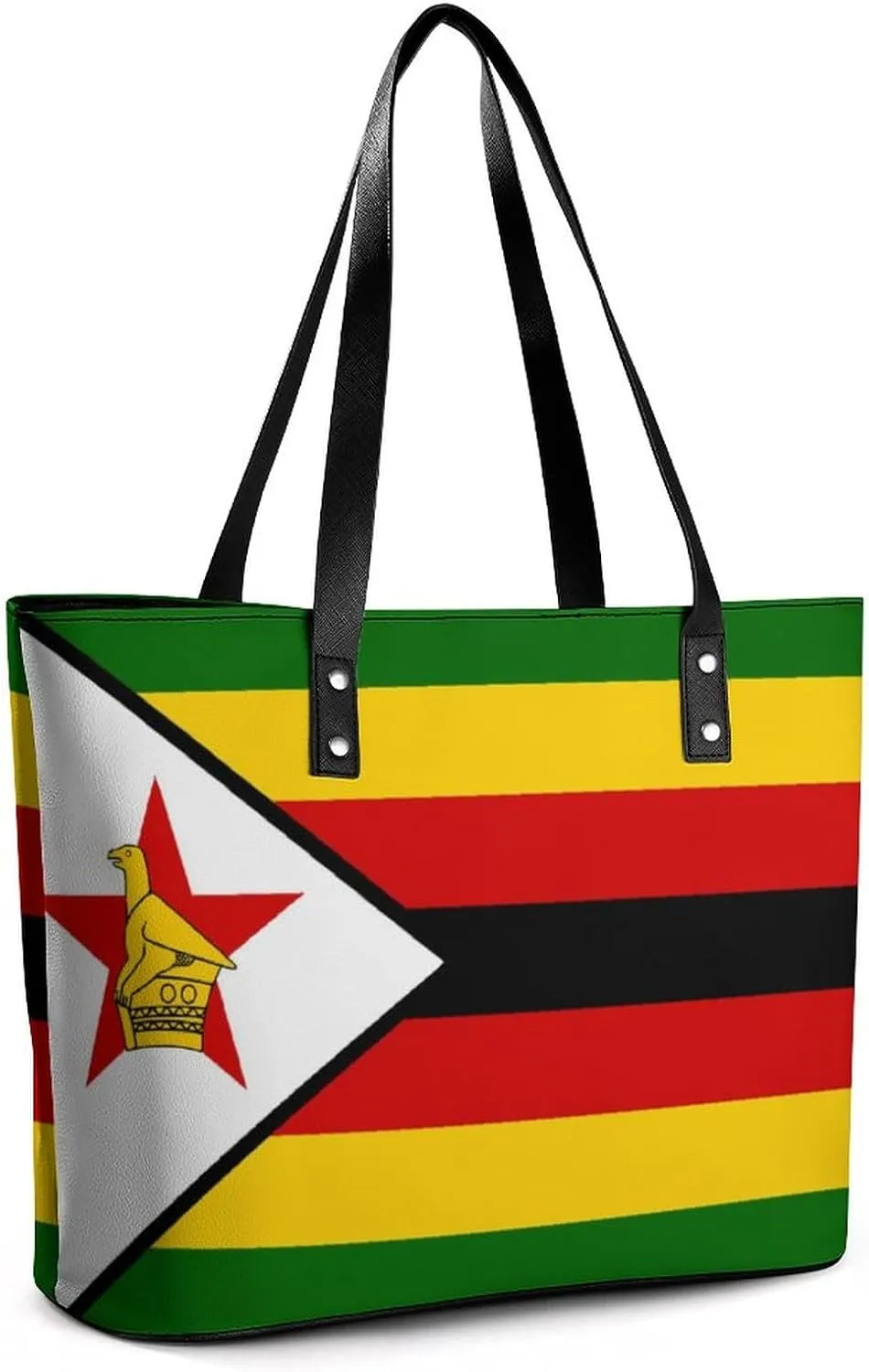 Women's Montserrat Lslands Flag Tote Bag Leather Shoulder Handbag Large Capacity Organizer
