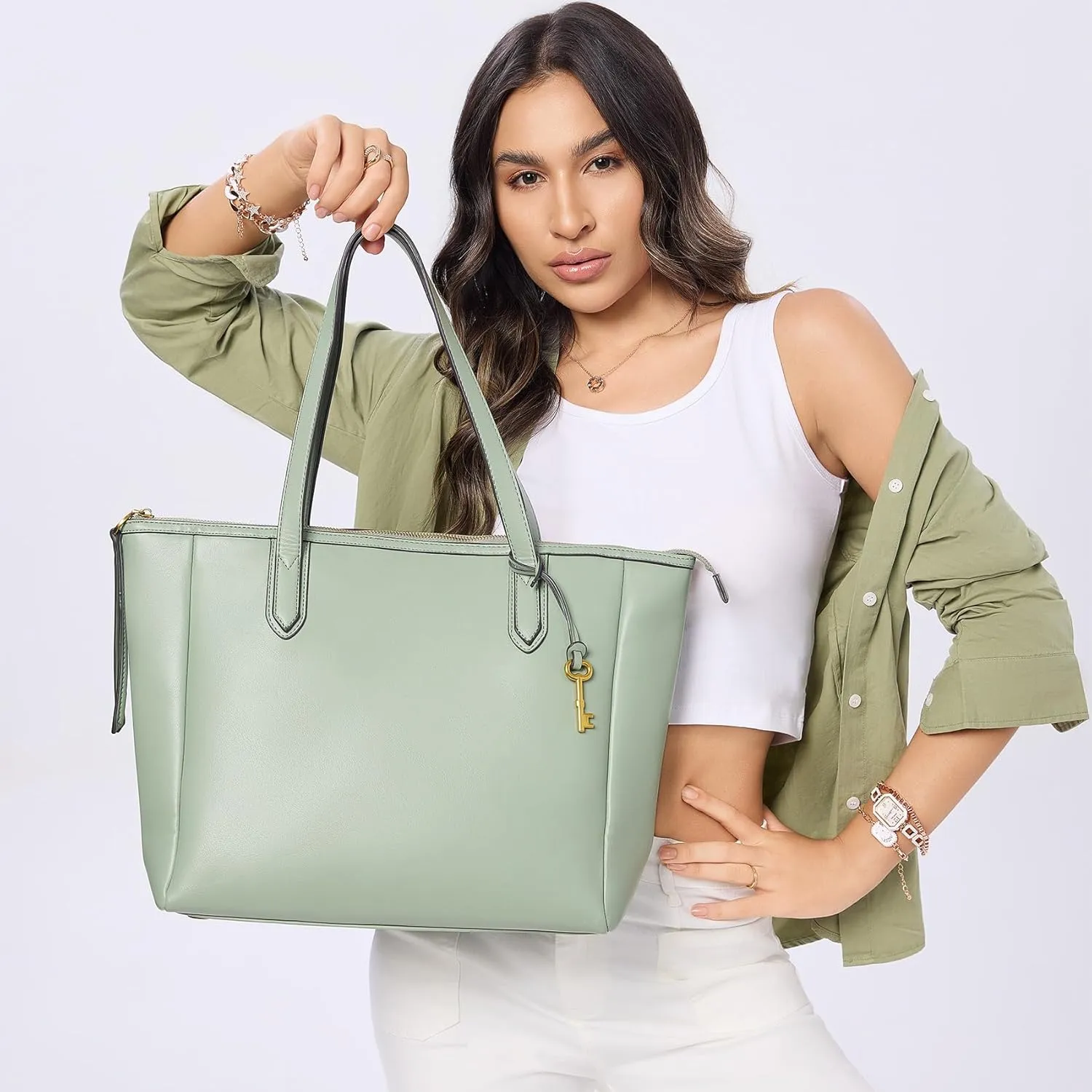 Women's Tote Bag Leather Handbag for Women 16L Large Capacity Travel Purses Ladies Shoulder Bags
