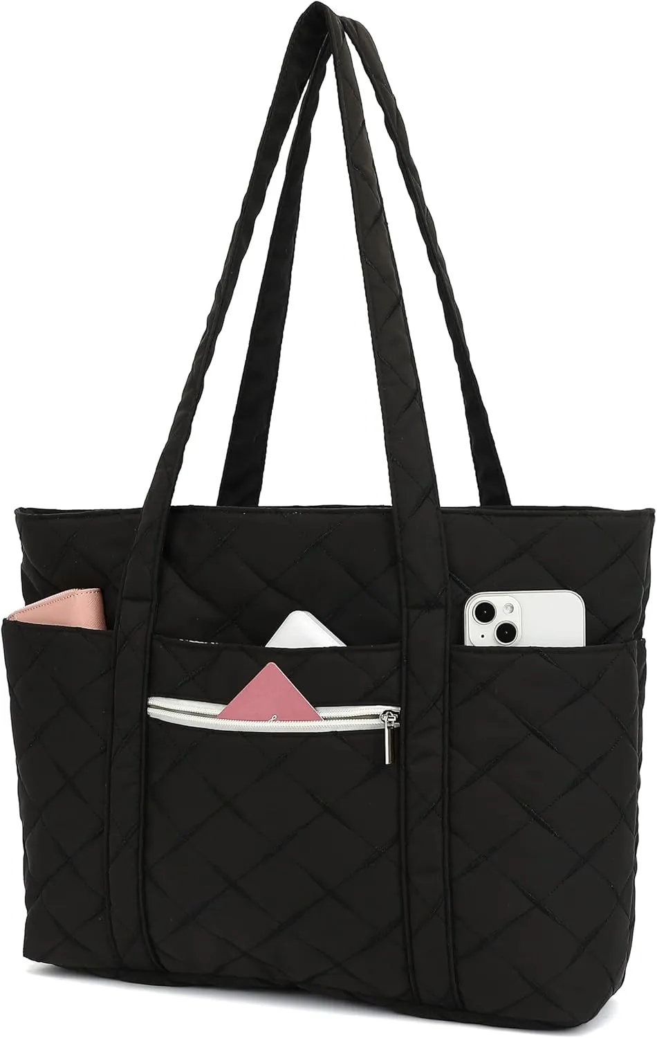 Women's Tote Bag with Laptop Compartment Fit 15.6 inch 16 inch Laptop,Large Capacity Handbag for Work, Travel