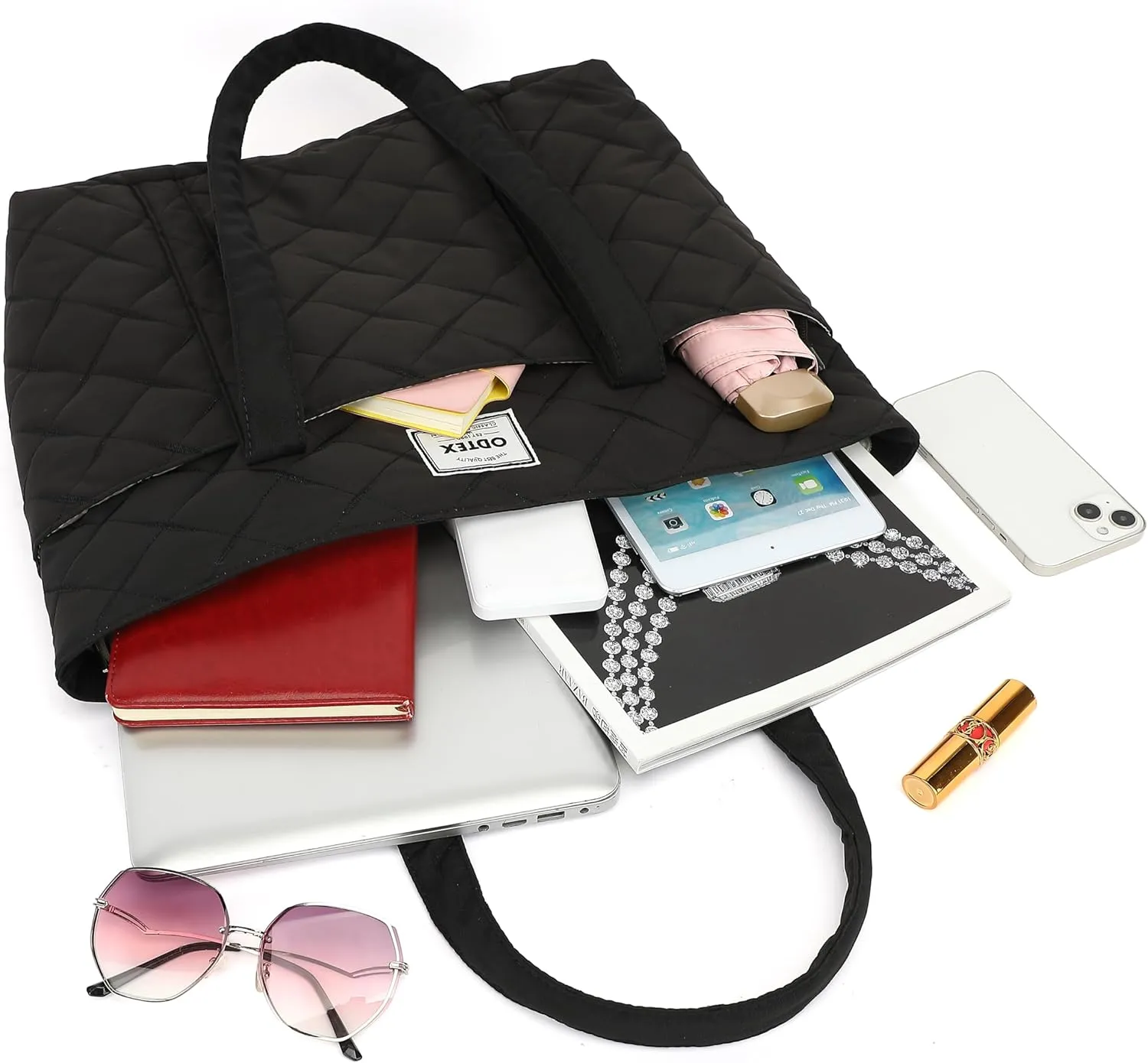 Women's Tote Bag with Laptop Compartment Fit 15.6 inch 16 inch Laptop,Large Capacity Handbag for Work, Travel