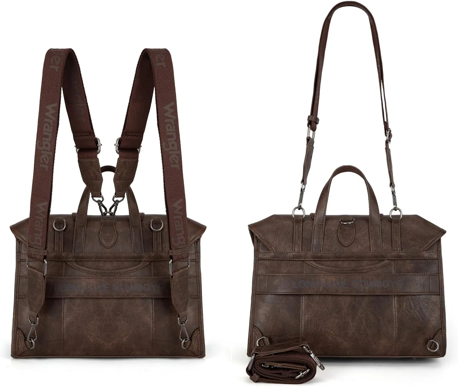 Wrangler Convertible Backpack for Women Briefcase Messenger Bag Professional Computer Work Bag for Business/Travel/Office