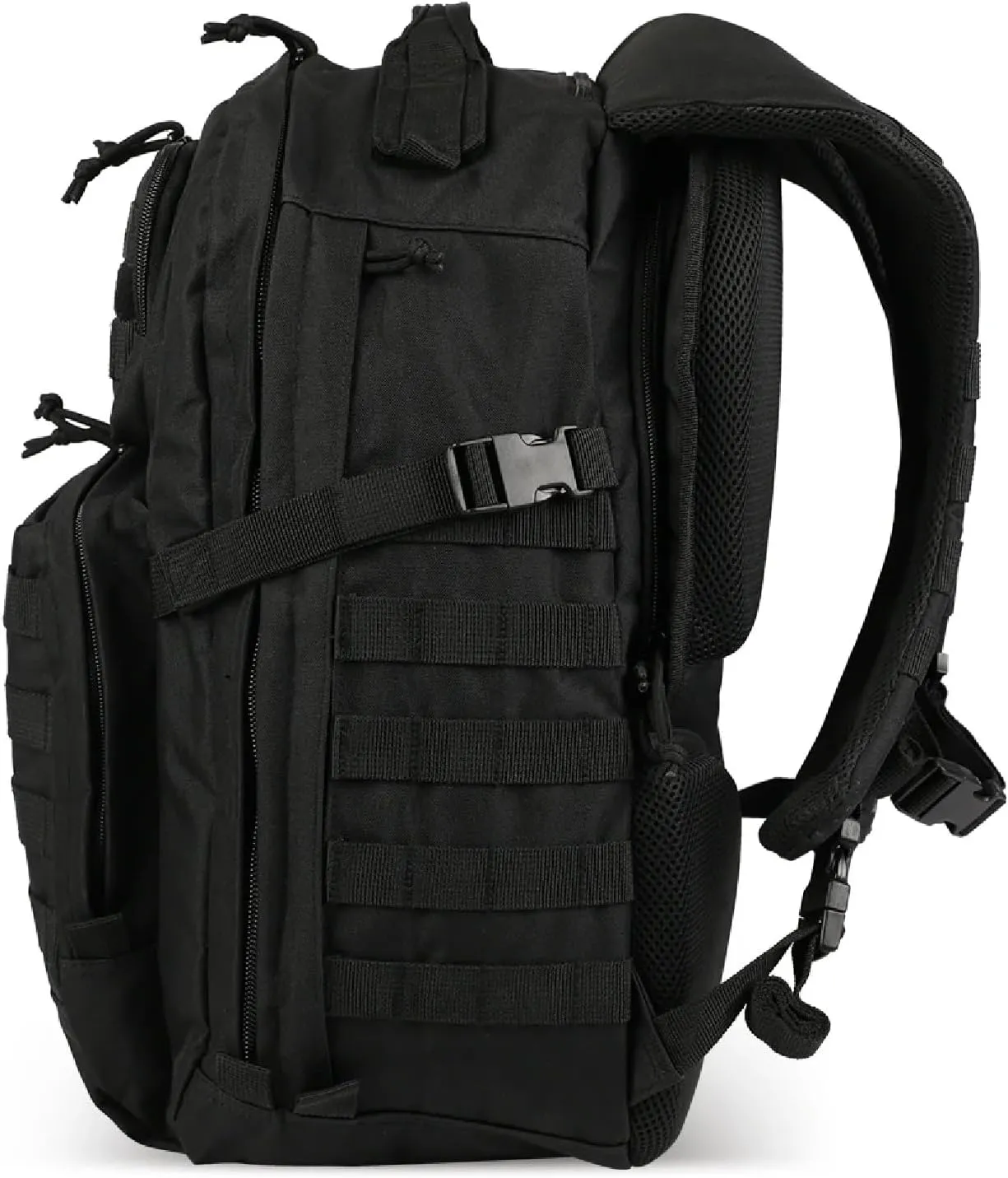 Yukon Outfitters Alpha Backpack - EDC Hiking Outdoor Ergonomic Durable 600D Polyester Pack with Multiple Storage Options