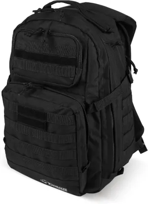 Yukon Outfitters Alpha Backpack - EDC Hiking Outdoor Ergonomic Durable 600D Polyester Pack with Multiple Storage Options